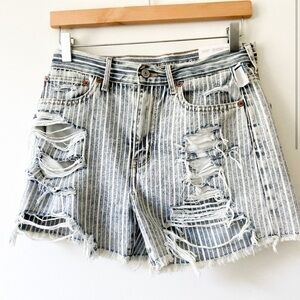American Eagle high rise 90s boyfriend cutoff denim shorts. Size 2.